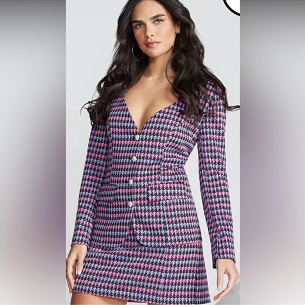 NWT NY&CO Gabrielle Union Blazer and mini skirt Suit (L)
